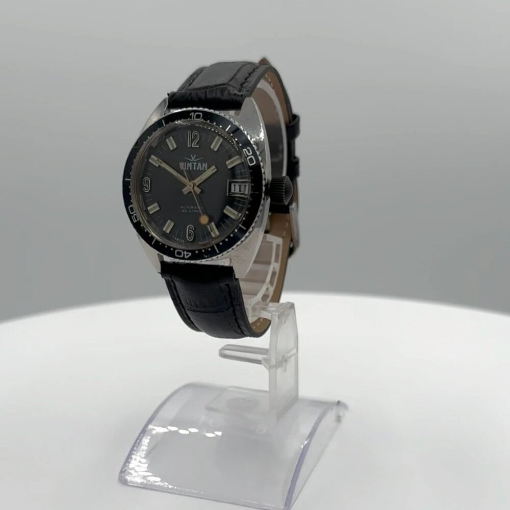 Vintage Vintan Substar w Lollipop Hand Men's Automatic Wristwatch Swiss Steel